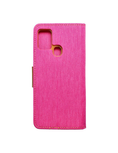 Etui Canvas pour SAMSUNG A21s rose