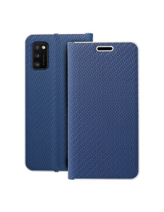 Etui LUNA Carbon pour SAMSUNG A41 noir