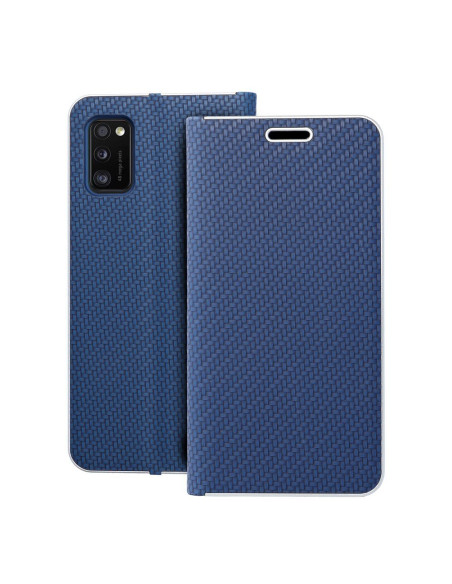 Etui LUNA Carbon pour SAMSUNG A41 noir