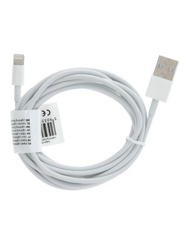 Câble USB pour iPhone Lightning 8-pin 2 metres blanc C603