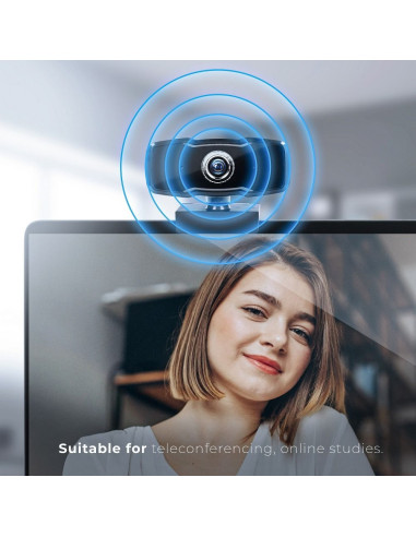 Webcam avec microphone ECM-CDV1230 4K (3840*2160/30fps GAMING) 1080p/30fps GAMING