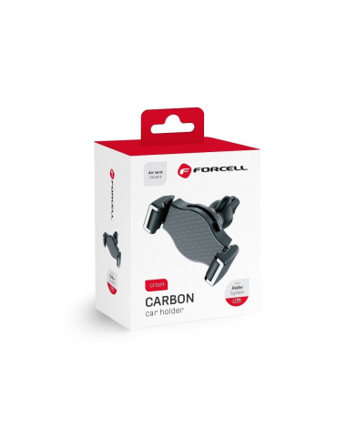 FORCELL support voiture CARBON H-CF509 sur la grille de ventilation