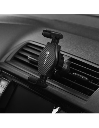FORCELL support voiture CARBON H-CF509 sur la grille de ventilation