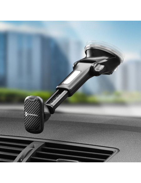 FORCELL support voiture magnetique sur la vitre CARBON H-CT327
