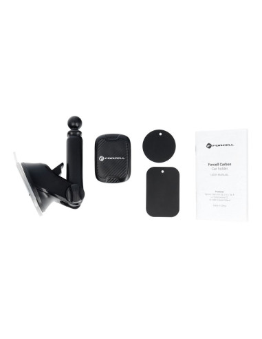 FORCELL support voiture magnetique sur la vitre CARBON H-CT327