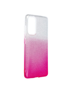 Coque Forcell - SHINING pour SAMSUNG Galaxy S20 FE / S20 FE 5G TRANSPARENT / ROSE