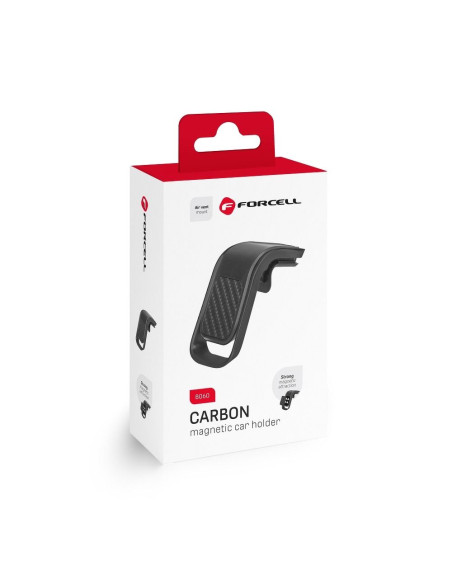 FORCELL support voiture magnétique CARBON B060 sur la grille de ventilation