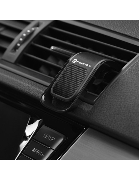 FORCELL support voiture magnétique CARBON B060 sur la grille de ventilation