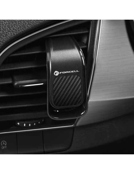 FORCELL support voiture magnétique CARBON B060 sur la grille de ventilation