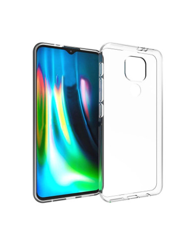 Coque BACK CASE Ultra Slim 0,5mm pour MOTOROLA G9 PLAY / E7 PLUS TRANSPARENT