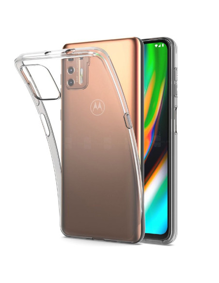 Coque BACK CASE Ultra Slim 0,5mm pour MOTOROLA G9 PLUS TRANSPARENT