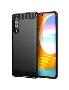 COQUE FORCELL - CARBON pour LG Velvet NOIR