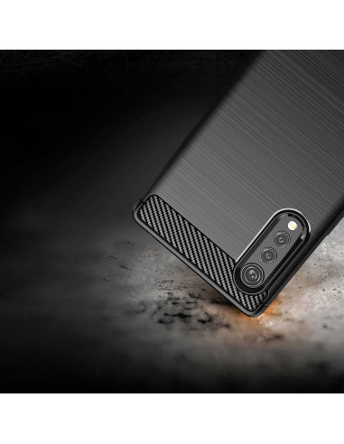 COQUE FORCELL - CARBON pour LG Velvet NOIR