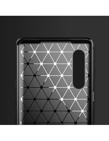 COQUE FORCELL - CARBON pour LG Velvet NOIR