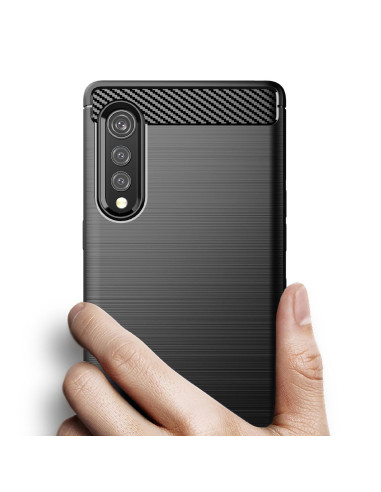 COQUE FORCELL - CARBON pour LG Velvet NOIR