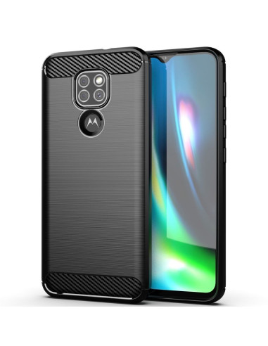 COQUE FORCELL - CARBON pour MOTOROLA Moto G9 PLAY / E7 PLUS NOIR