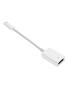 Adaptateur OTG USBdoA do iPhone Lightning 8-pin blanc