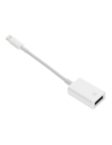 Adaptateur OTG USBdoA do iPhone Lightning 8-pin blanc