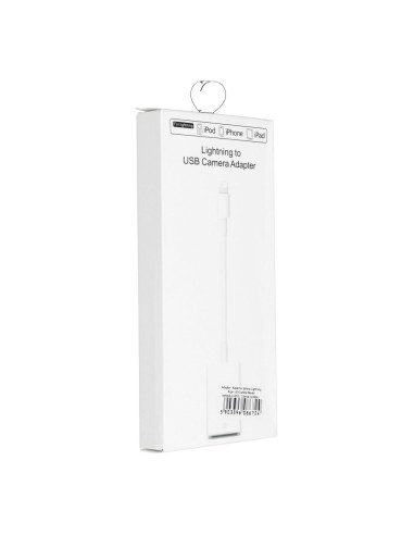 Adaptateur OTG USBdoA do iPhone Lightning 8-pin blanc