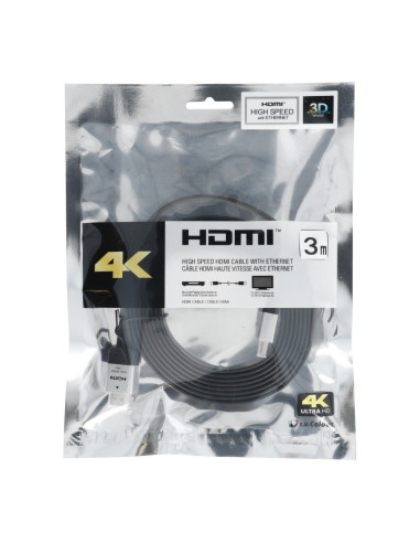 Câble HDMI - HDMI haute vitesse Câble HDMI Ethernet ver. 2.0 longueur 3m BLISTER