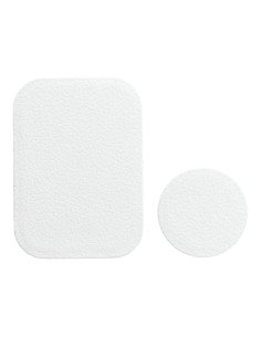 Capuchons en cuir blanc pour support magnetique