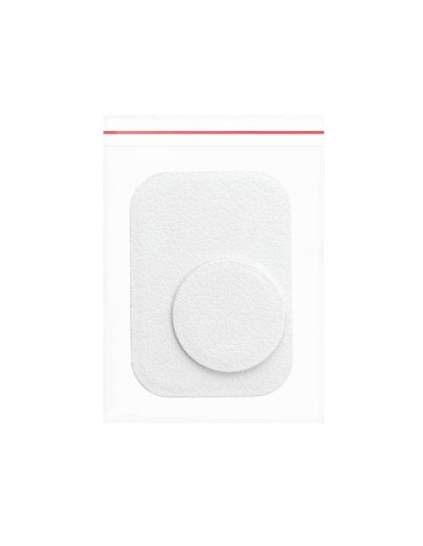 Capuchons en cuir blanc pour support magnetique