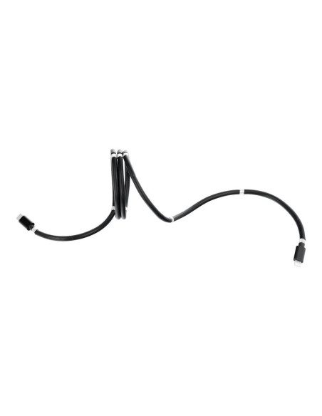 Câble Type C pour iPhone Lightning 8-pin Power Delivery PD18W enroulement magnetique 3A C673 noir 1m