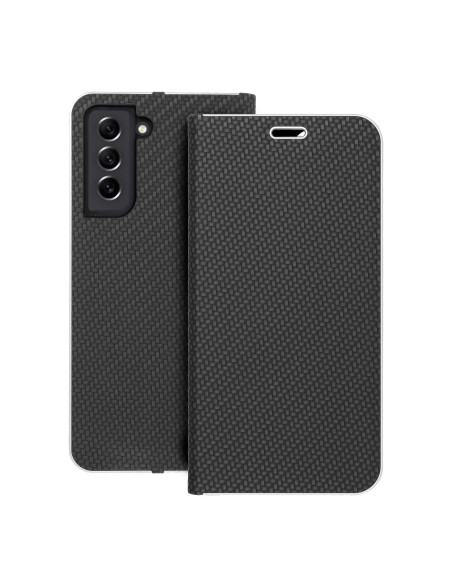 Etui LUNA Carbon pour SAMSUNG S21 noir