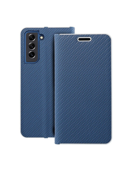 Etui LUNA Carbon pour SAMSUNG S21 blue