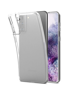 Coque BACK CASE Ultra Slim 0,3mm pour SAMSUNG Galaxy S21 TRANSPARENT