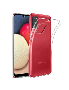 Coque BACK CASE Ultra Slim 0,3mm pour SAMSUNG Galaxy A02s TRANSPARENT