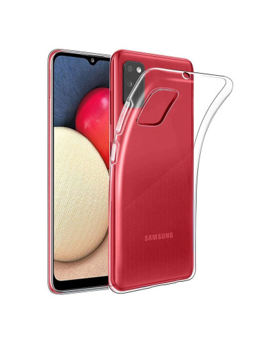 Coque BACK CASE Ultra Slim 0,3mm pour SAMSUNG Galaxy A02s TRANSPARENT