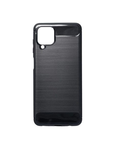 COQUE FORCELL- CARBON pour SAMSUNG Galaxy A12 NOIR