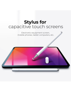 Stylet tactile capacitif blanc 2