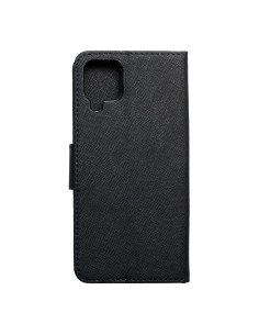 Etui Fancy Book pour SAMSUNG A12 noir 2