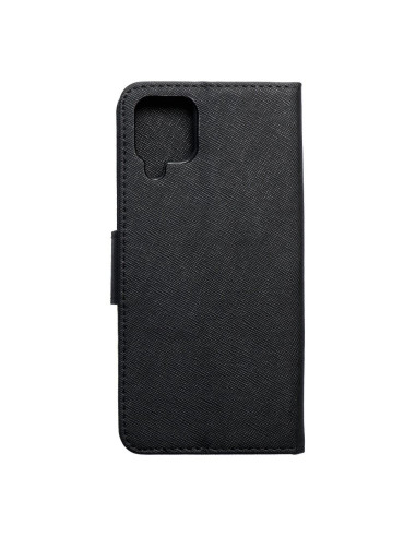 Etui Fancy Book pour SAMSUNG A12 noir