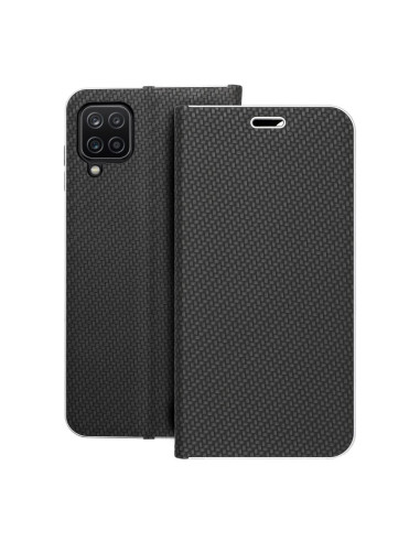Etui LUNA Carbon pour SAMSUNG A12 / M12 noir