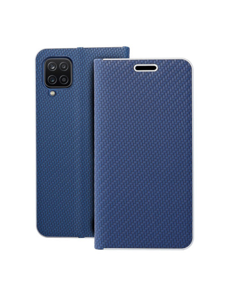 Etui LUNA Carbon pour SAMSUNG A12 / M12 blue