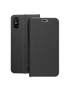 Etui LUNA Carbon pour Xiaomi Redmi 9AT / Redmi 9A noir
