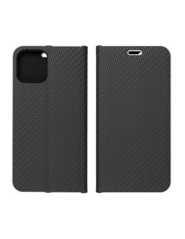 Etui LUNA Carbon pour Xiaomi Redmi 9AT / Redmi 9A noir