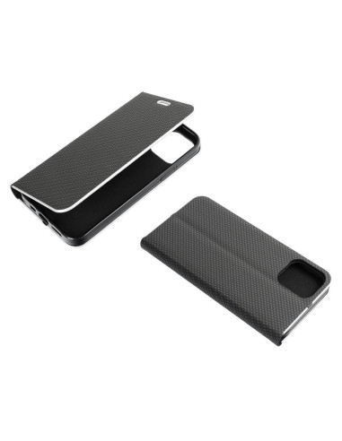 Etui LUNA Carbon pour Xiaomi Redmi 9AT / Redmi 9A noir