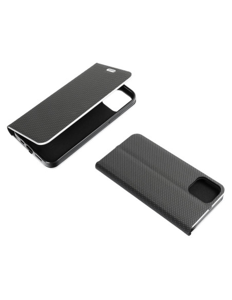 Etui LUNA Carbon pour Xiaomi Redmi 9AT / Redmi 9A noir