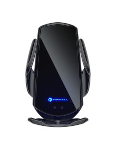 FORCELL support avec charge a induction automatique + adapt. magnétique HS1 Qi 15W noir 2