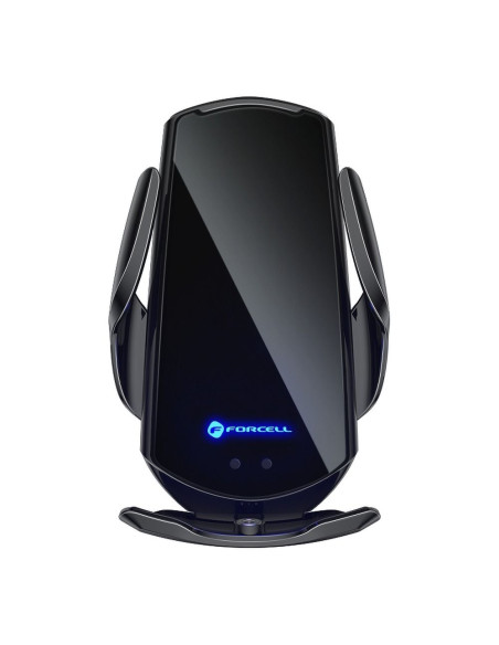 FORCELL support avec charge a induction automatique + adapt. magnétique HS1 Qi 15W noir