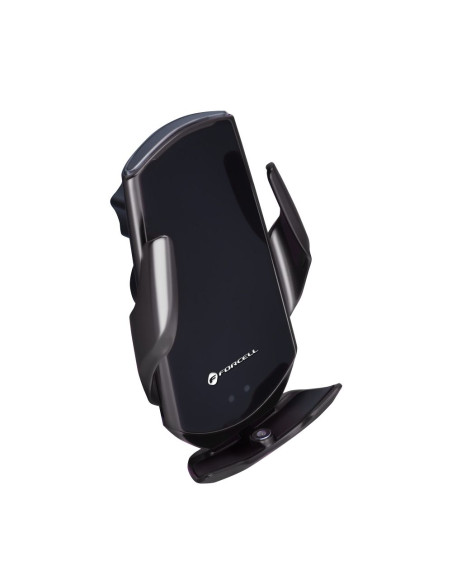 FORCELL support avec charge a induction automatique + adapt. magnétique HS1 Qi 15W noir