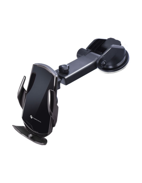 FORCELL support avec charge a induction automatique + adapt. magnétique HS1 Qi 15W noir