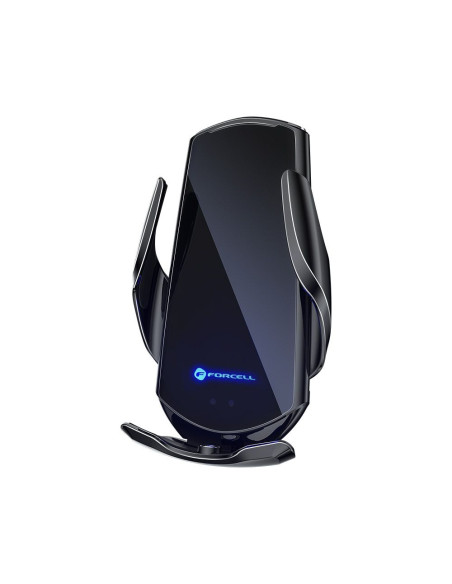 FORCELL support avec charge a induction automatique + adapt. magnétique HS1 Qi 15W noir