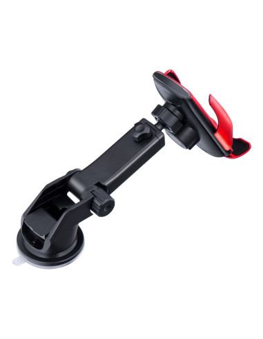 FORCELL support avec charge a induction automatique + adapt. magnétique HS1 Qi 15W rouge