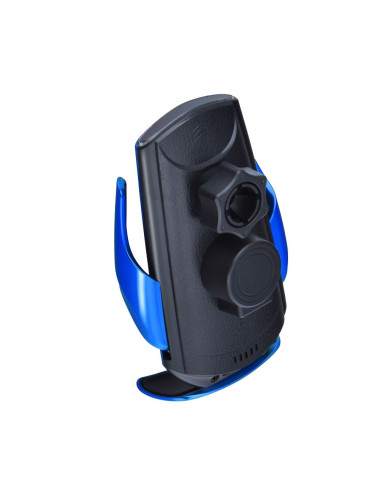 FORCELL support avec charge a induction automatique + adapt. magnétique HS1 Qi 15W bleu