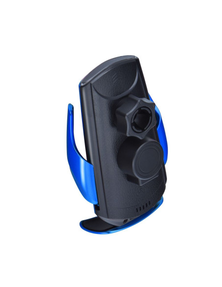 FORCELL support avec charge a induction automatique + adapt. magnétique HS1 Qi 15W bleu